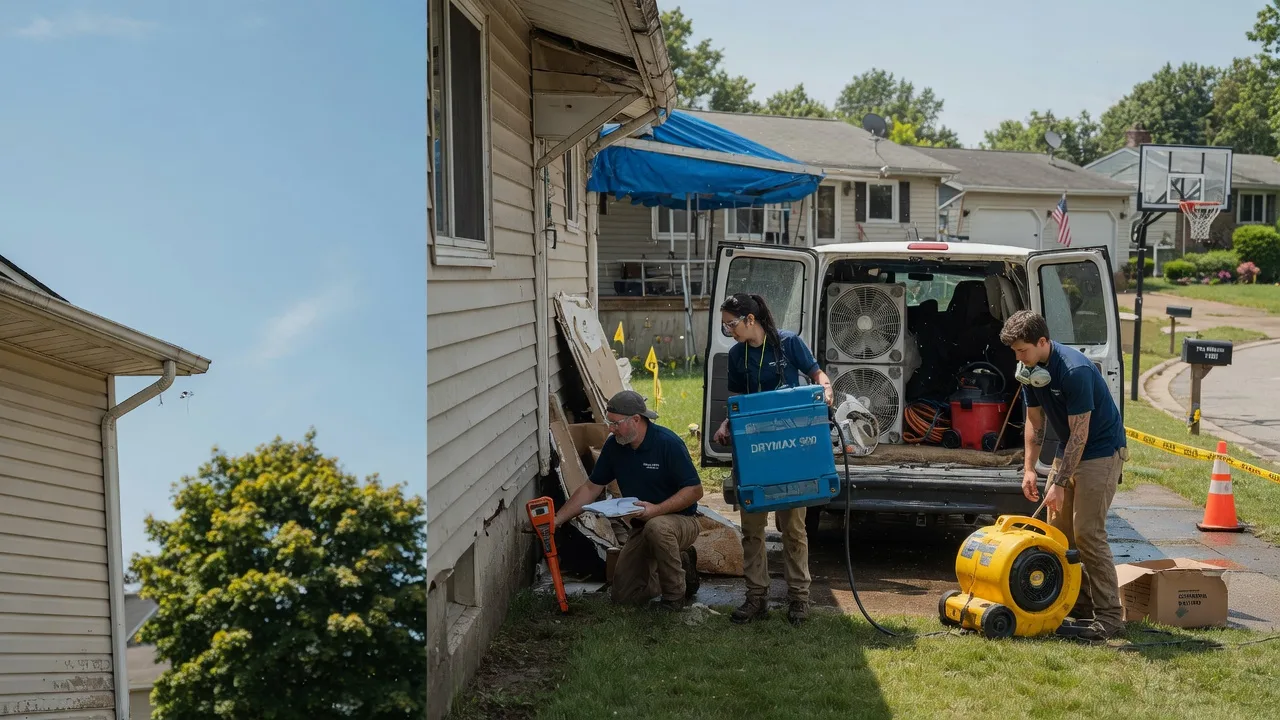 Ceiling Leak Cleanup in West Portsmouth, OH near me
