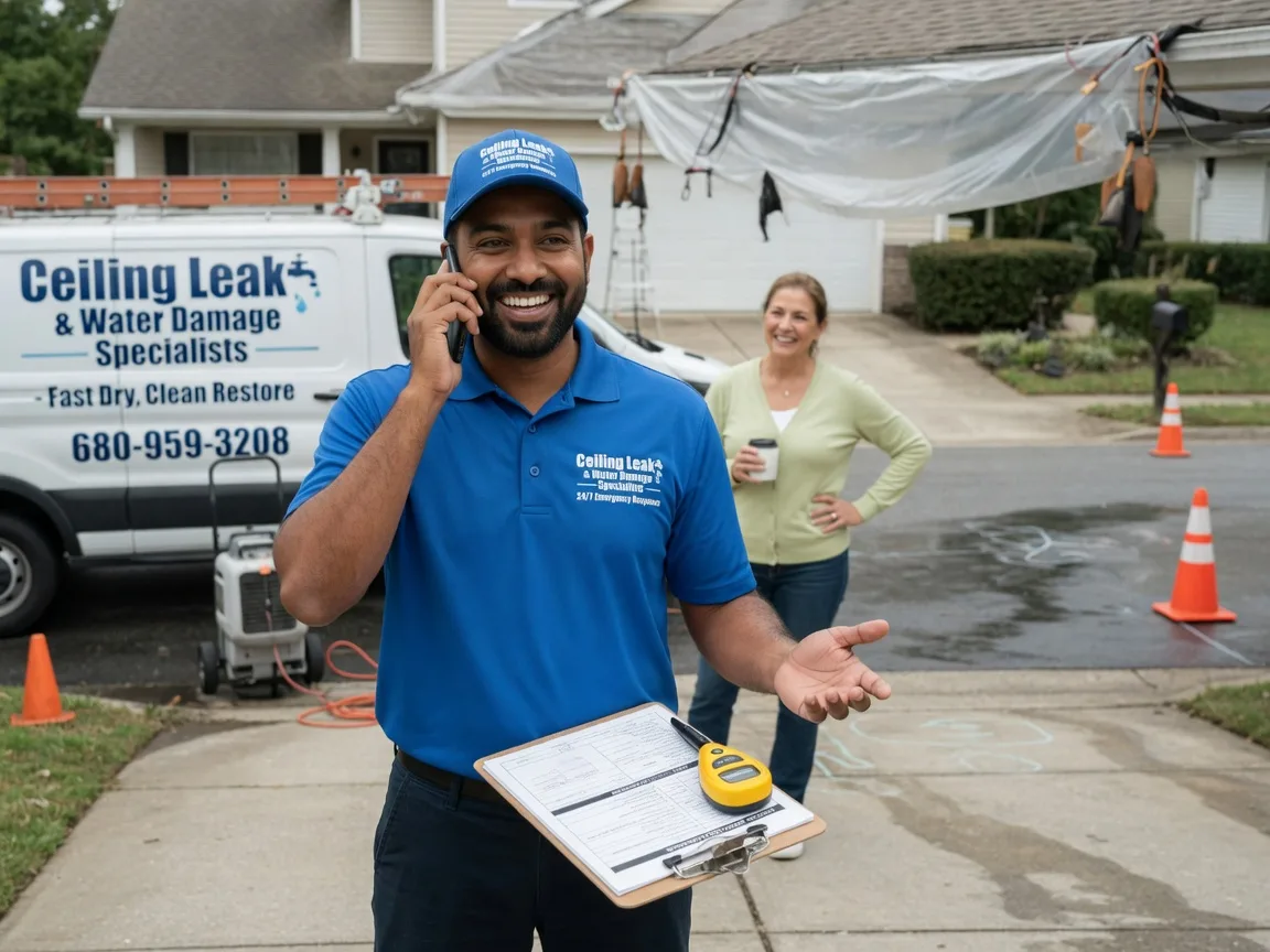 Ceiling Leak Cleanup West Portsmouth, OH FAQs